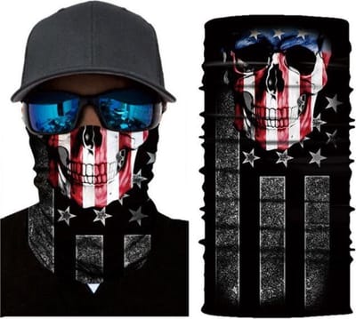 Motor bandana - colsjaal - buff sjaal - motor masker - ski masker - motor gezichtsmasker - ski gezichtsmasker - skull / schedel