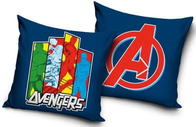 Marvel - Avengers - kussensloop - 2 zijdig - 40 x 40cm - velvet look