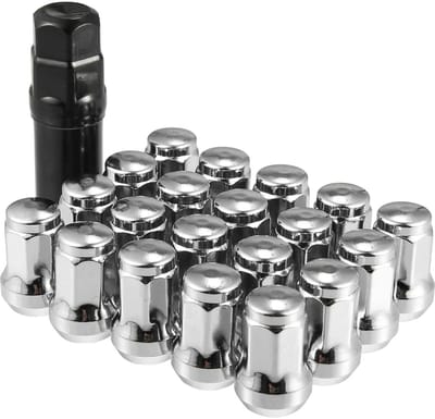 Wielmoeren Set M12x1.25 Zilver - 21 Delige Universele Wielborgmoer Set