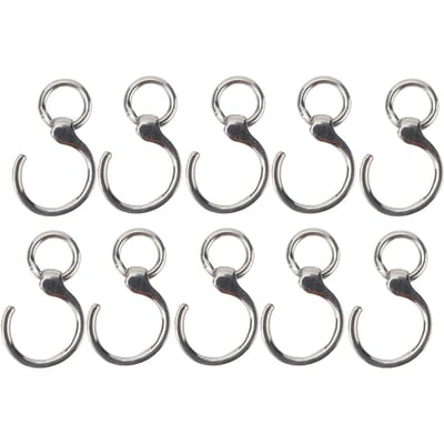 10pcs Bague de Patte d'Oiseau Acier Inoxydable Extérieur Accessoire de Vol de Perroquet pour l'Entraînement des Oiseaux11# ID 18.9mm / 0.74in gray