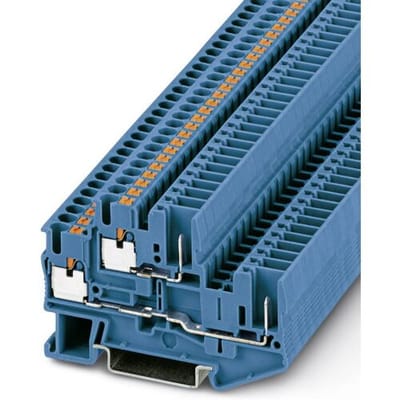 Phoenix Contact 3210884 Klem 2-etages 5.2 mm Snelaansluiting Blauw 50 stuk(s)