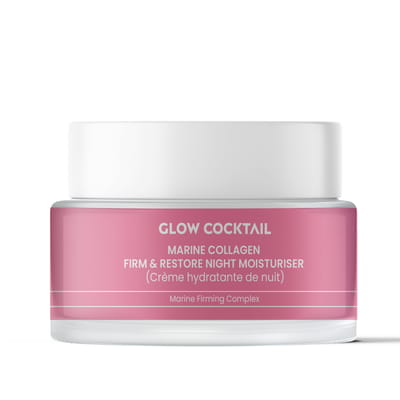 Glow Cocktail Marine Collagen Firm & Restore Nachtcrème 50