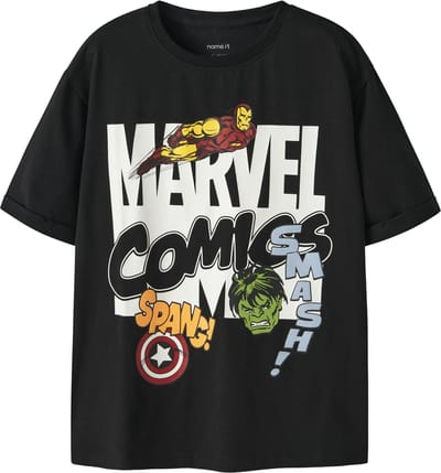 NAME IT - NKMALFI MARVEL SS NREG TOP MAR - Jongens - T-shirts