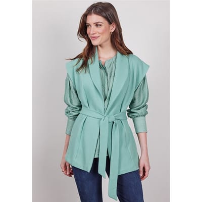 DIDI Sleeveless Vest Diam Granite Green Taglia: 40 | Cardigan Outlet | Donna | Verde