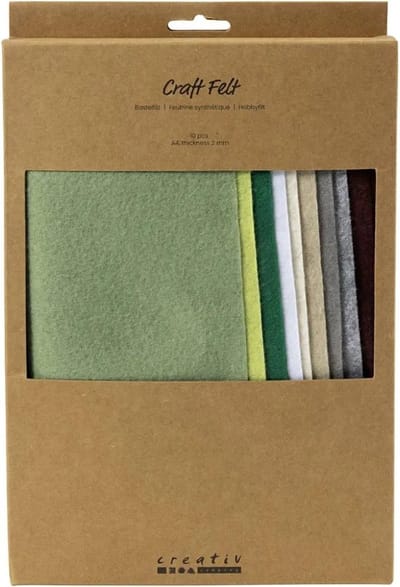 Creativ Company Hobbyvilt A4 Naturel 10 stuks