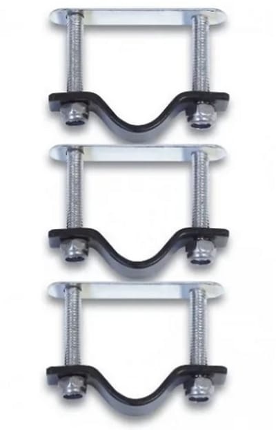 Basil Crate Mounting Set - Bevestigingsset voor Basil Rotan Manden - RVS