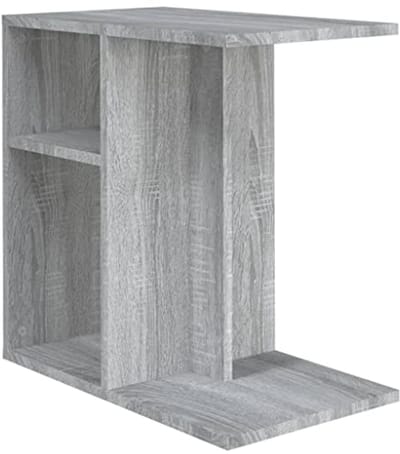Moderne salontafel van hout 50x30x50 cm - Einde tafel voor woonkamer en tuin