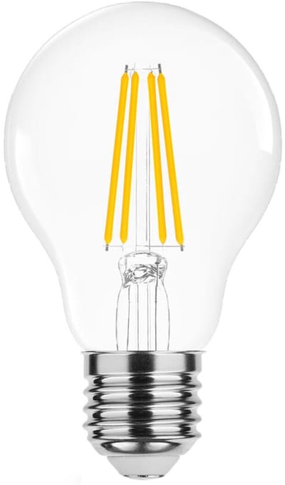Modee E27 LED Lamp 4W - 470lm - 4000K - Neutraal Wit - LED Filament Globe A60 - Vervangt 40W Halogeen Gloeilamp - 2 stuks