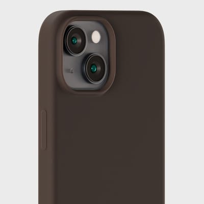 Holdit Silicone Case geschikt voor Apple iPhone 14 / 13 - Chocolate