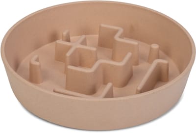 Beeztees Antischrokbak Hond/Kat Nom - Voerbak hond/kat - Vaatwasserproof - Antislip - Plastic - Roze - 1400ml