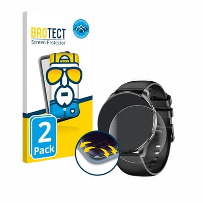 BROTECT - Screenprotector voor Blackview W40 1.43" - Folie Beschermfolie transparant volledig dekking - 2 Stuks