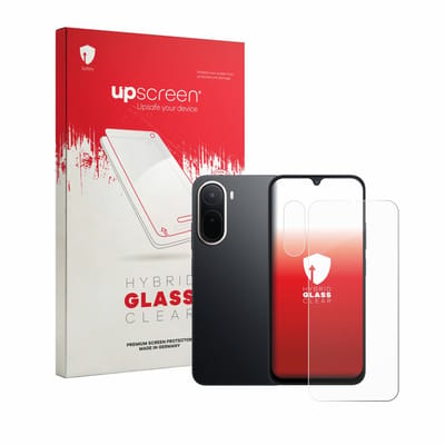 upscreen - Screenprotector voor Xiaomi Redmi A7 Pro (Voor+Camera) - Folie Beschermfolie Beschermglas transparant