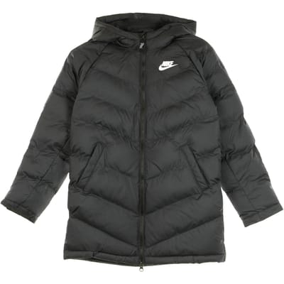 Lang donsjack Kindersportkleding Vul lang jack Zwart/zwart/zwart/wit