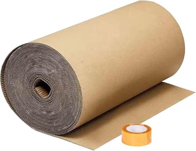 Golfkarton Rol - Verpakking Karton - Voorwerpen Beschermen - Stevig Milieuvriendelijk - 90 cm x 25 m - Bruin