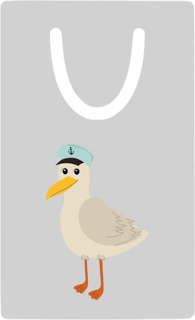 Hacebo® - Meeuwen metalen boekenlegger - Vogels - Dieren liefhebbers - Dieren - cadeau Bladwijzer boekenleggers - 7.6 cm x 5cm