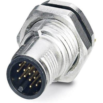 Phoenix Contact 1436819 Sensor/actuator inbouwconnector M12 Aantal polen (sensoren): 17 Stekker, inbouw 20 stuk(s)