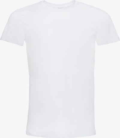 Unsigned heren T-shirt wit katoen ronde hals - Maat L