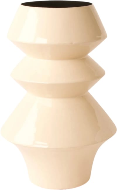 WinQ-Vaas Amaris 34cm Crème-vaas decoratie-Vaas voor bloemen
