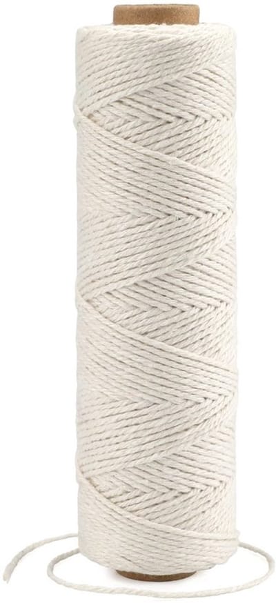 Allecto - Katoenen touw - Ambachtelijk koord - Beige kleur - Voor
