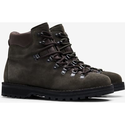 No Label Matterhorn Suede-leather Dark Green Maat: 40 | Laarzen Outlet | Heren | Bruin