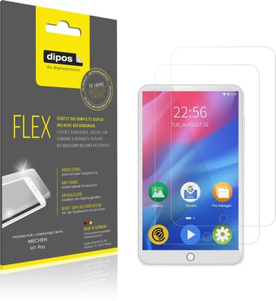 dipos – 2x Beschermfolie geschikt voor MECHEN H1 Pro | 3D Full Cover Screenprotector | 100% Passend