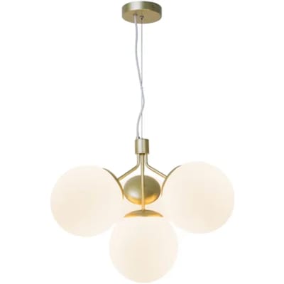 Nordlux Ivona-hanglamp-4xE27-opaal glas/messing