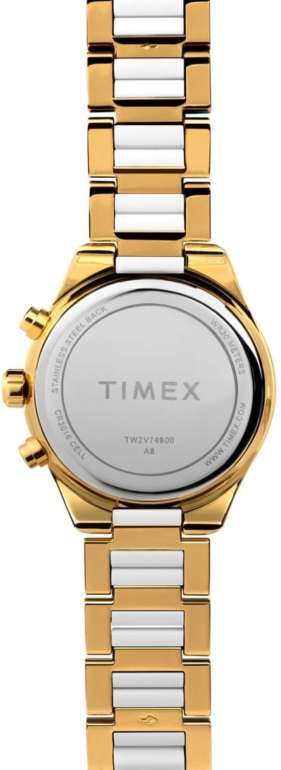 Timex Timex Classic Premium Quartz Analog Chronograph Gouden Toon Case: 100% Alloy| Bracelet: 100% Alloy 38 mm TW2V74700AJ, TW2V74800AJ, TW2V74900AJ, TW2V75000AJ