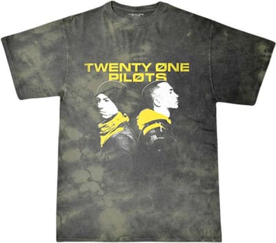 Twenty One Pilots - Back To Back Heren Tshirt - S - Groen