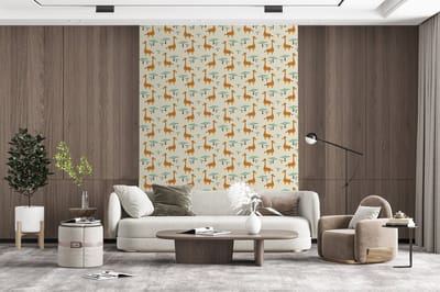 Behang - Fotobehang Giraffe - Dieren - Patronen - Breedte 165 cm x hoogte 220 cm