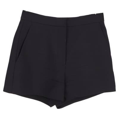 Valentino Garavani getailleerde minishorts van zwarte wol