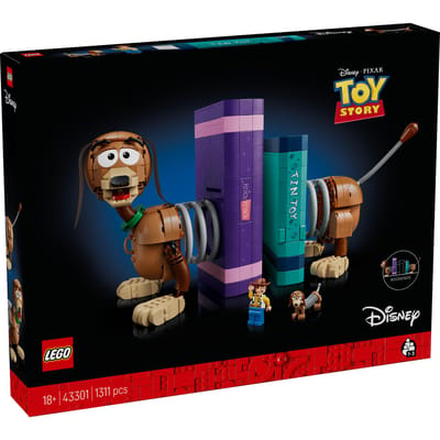 LEGO Disney en Pixar Toy Story Slinky Hond Boekensteunen Bouwpakket voor Volwassenen - 43301