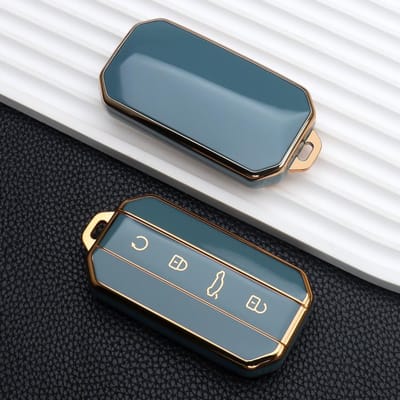 TPU Autorisleutelhouder Cover Hoesje Voor Chery Jaecoo 7 J7 J5 5 Ev Mode Auto Afstandsbediening Sleutel Beschermhoes Tas Keyless Accessoires gray