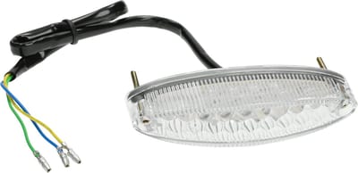 Achterlicht TNT Space Led met remlicht rood / transprant (Met E-Keur)