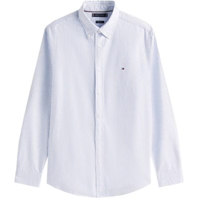 Tommy Hilfiger Heritage Oxford Stri Shirt, 0G0 - Fashion Wear - Volwassen