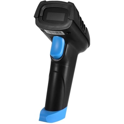 Aibecy Handheld 1D 2D QR Draadloze Barcode Scanner Barcode Reader met USB Cradle Ontvanger Opladen 1D zwart
