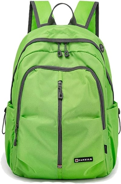 Thijox - Reizen Rugzak Unisex Met Fietsen Oortelefoon Gat - Waterdichte Sport Gym Tas - Opvouwbare Rugzak Voor Wandelen, Fietsen, Sporten - Ultralicht