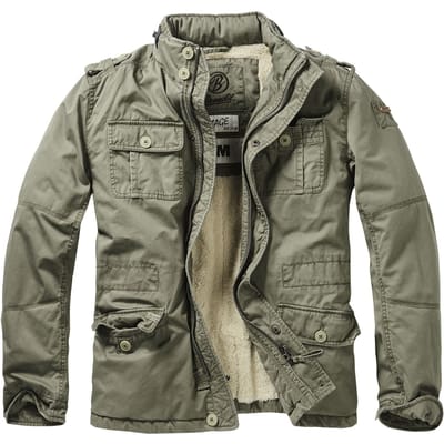 Brandit Winterjas - Britannia Winter - S tot 4XL - voor Mannen - olijf