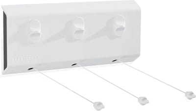 Driedraads Wall Airer 5m | Rollfix 150 Triple Longline - Wit