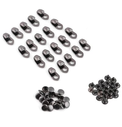 20 Stuks Laarzen Eyelets en Rivets, Gespen en Haakjes voor Schoenen, Ideaal voor Klim- en Wandelschoenen