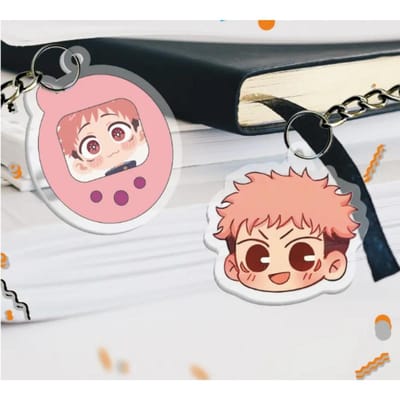 Porte-clés Acrylique pour Jjk Toji Fushiguro Hiromi Higuruma Satoru Gojo Kirara Hoshi Sac à Dos Pendentif Créatif Boucle de Clé Anime black