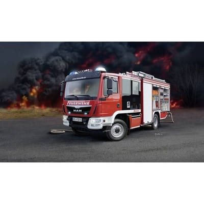Revell Modelbouwpakket Militaire voertuigen - 07452 Schlingmann HLF 20 VARUS 4x4 Fire Truck Plastic - 1:24 - Modelbouw