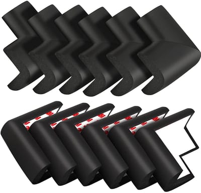 Dailygoods- Hoekbescherming 12 Stuks - Zelfklevend - Kinderbeveiliging - Hoekbeschermers Tafel - Veiligheid - Voor Glazen Tafels - Randbescherming