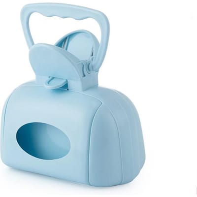 Hondenpoepzakjesdispenser Huisdieruitwerpselenpikker Reis Buitenpoepschep Schep Schoonmaken Oppakken Verwijderen Klem Reinigingsgereedschap Huisdierproduct blauw