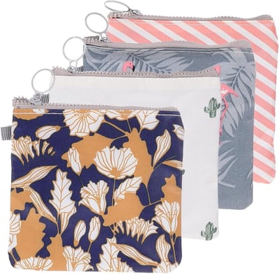 Maandverband Organizer - Periode Tasjes - Persoonlijke Hygiëne - Scheurbestendig Materiaal - 13 x 13 cm - Niet gespecificeerd