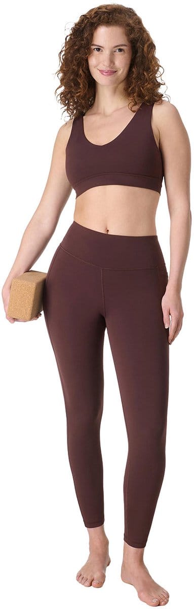 Sweaty Betty Ultimate Studio Voop Bra BRUIN - Maat L
