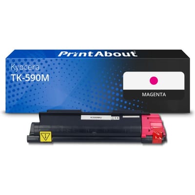 PrintAbout huismerk Toner TK-590M Magenta Geschikt voor Kyocera