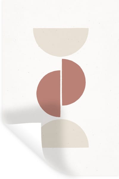 Muurstickers - Sticker Folie - Pastel - Minimalisme - Design - 20x30 cm - Plakfolie - Muurstickers Kinderkamer - Zelfklevend Behang - Zelfklevend behangpapier - Stickerfolie