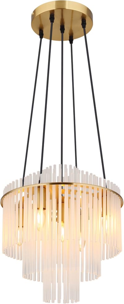 Globo - hanglamp - GORLEY - goud - glas - Ø 40cm - E14 - 15698H2M