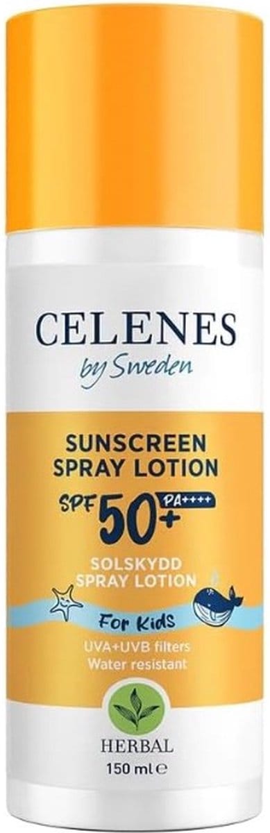 Celenes by Sweden Herbal Junior Zonnebrandspray SPF50 - 150ml - PA++++