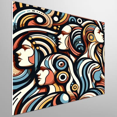 Kunstprint | Wanddecoratie | Dibond | 100 × 100 cm
